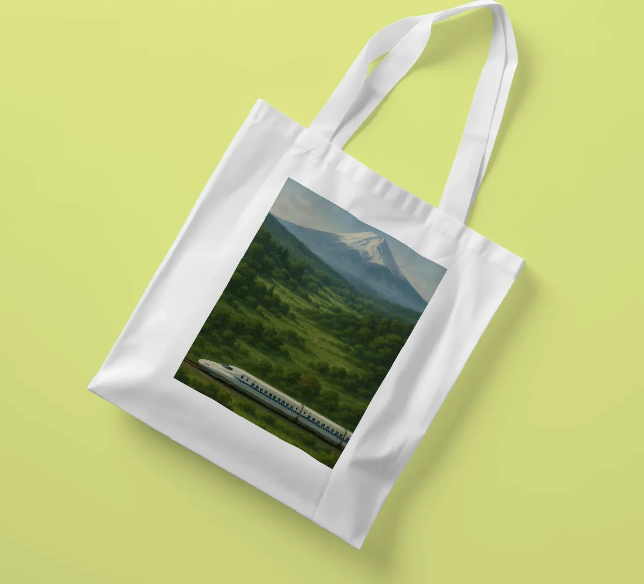 Shinkansen Serene at Fuji borsa in juta da Mosaic Dialogue