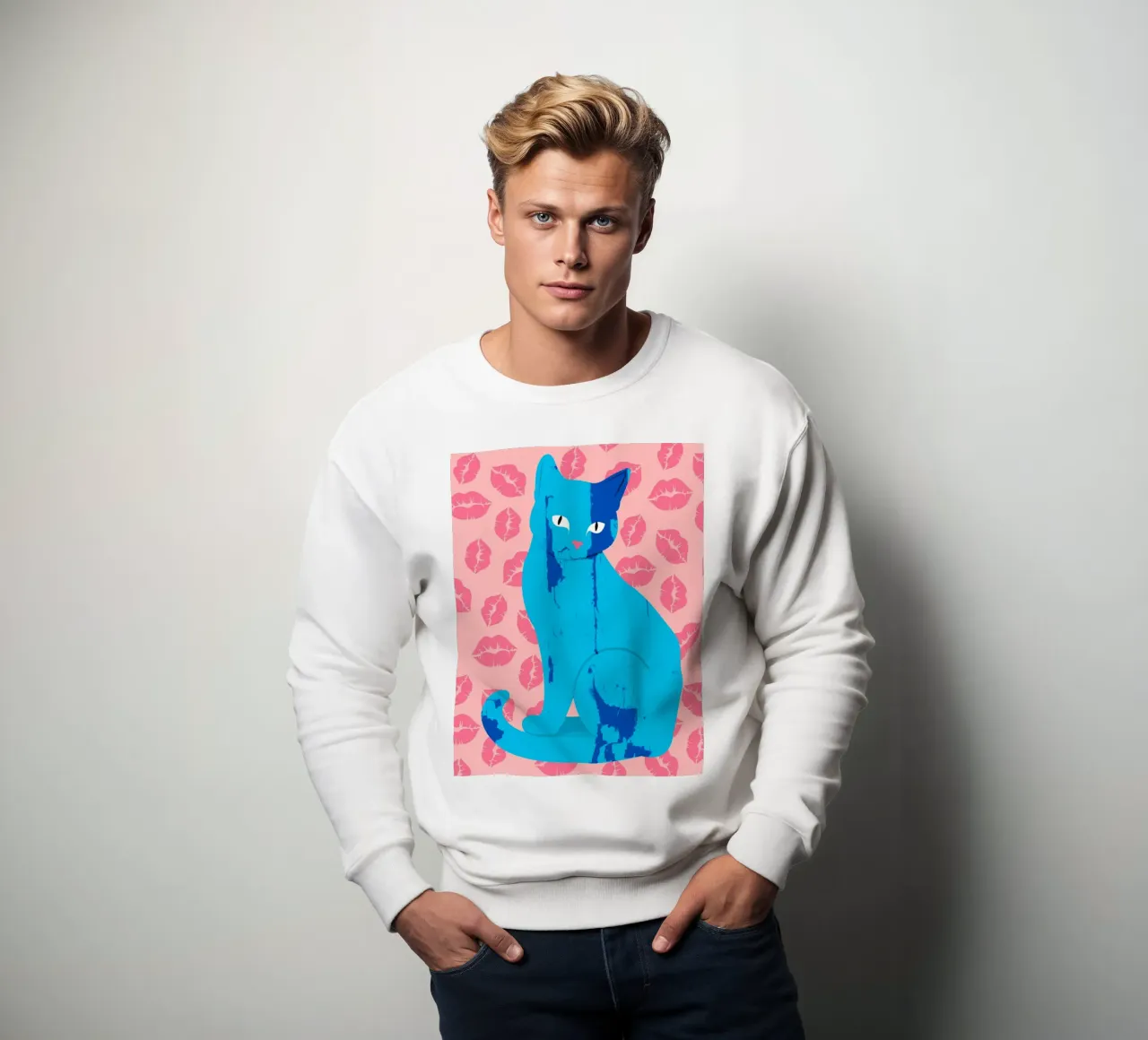 Amore Meow-ment felpa da Kintsugi99