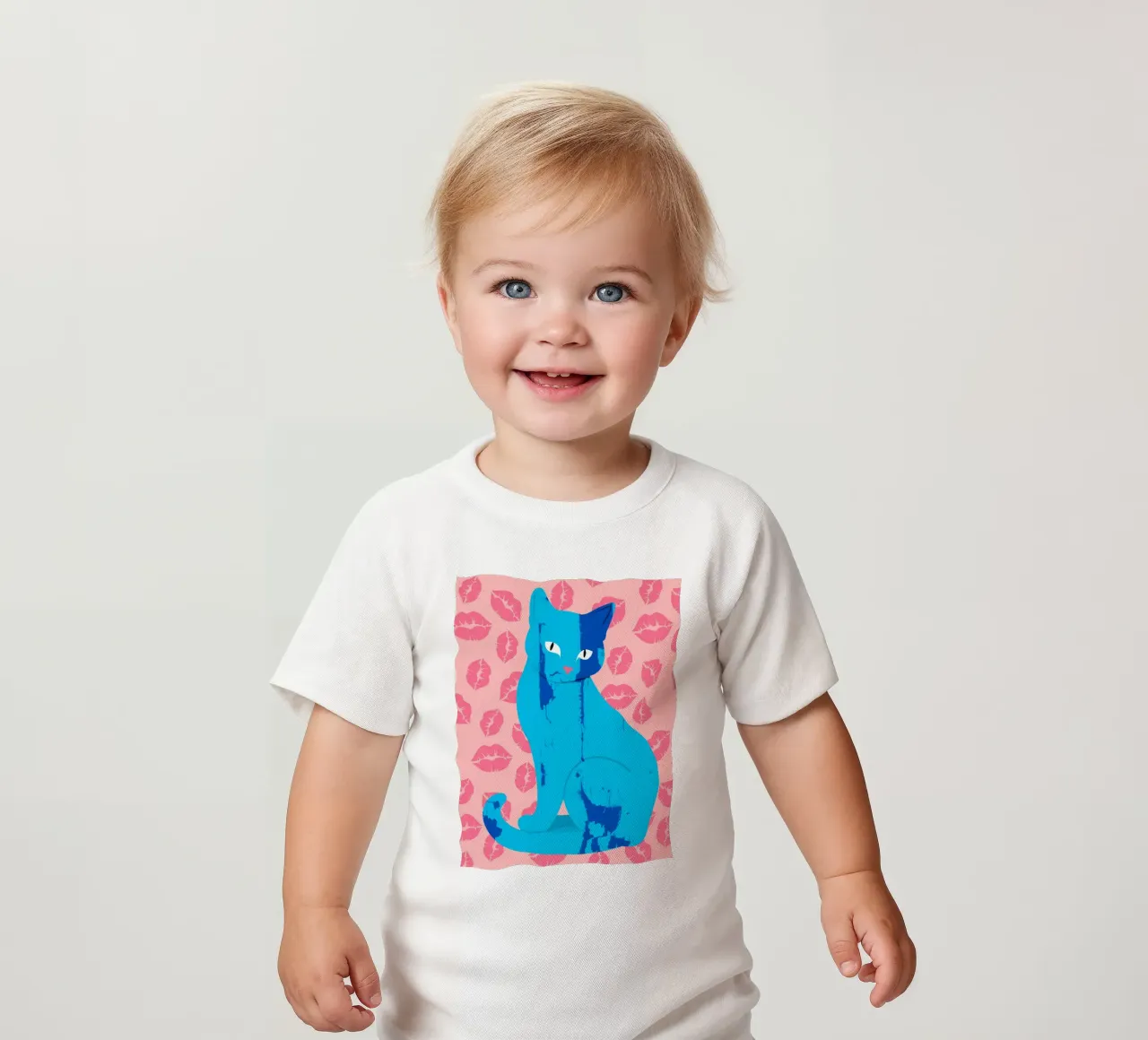 Amore Meow-ment maglietta neonato da Kintsugi99