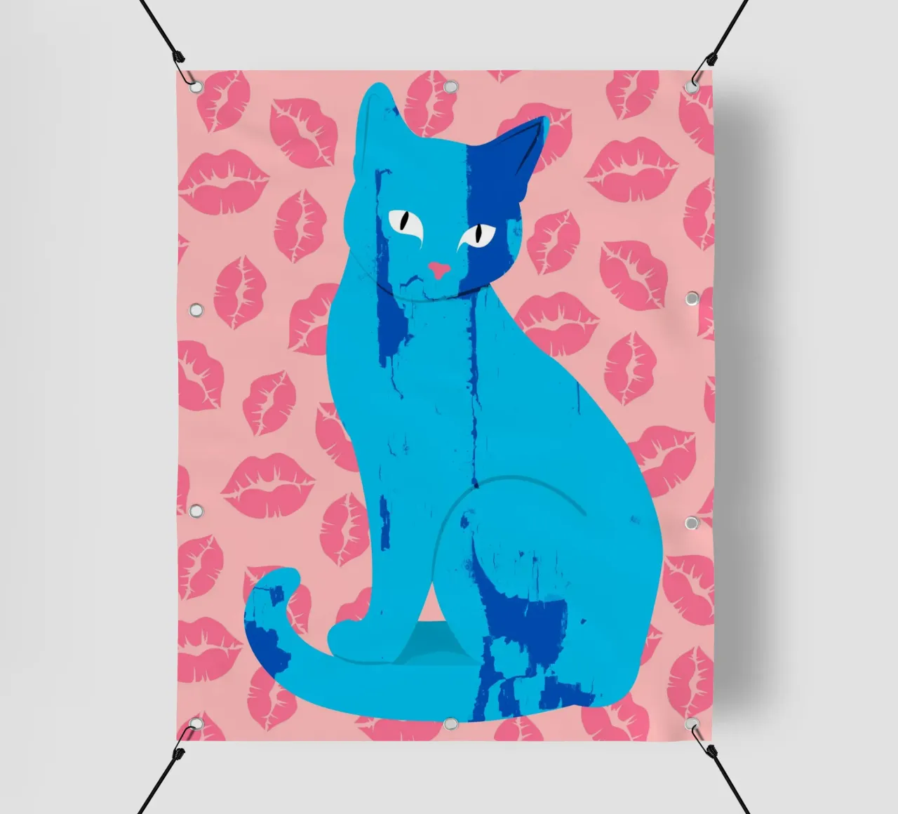 Amore Meow-ment telo in pvc da Kintsugi99
