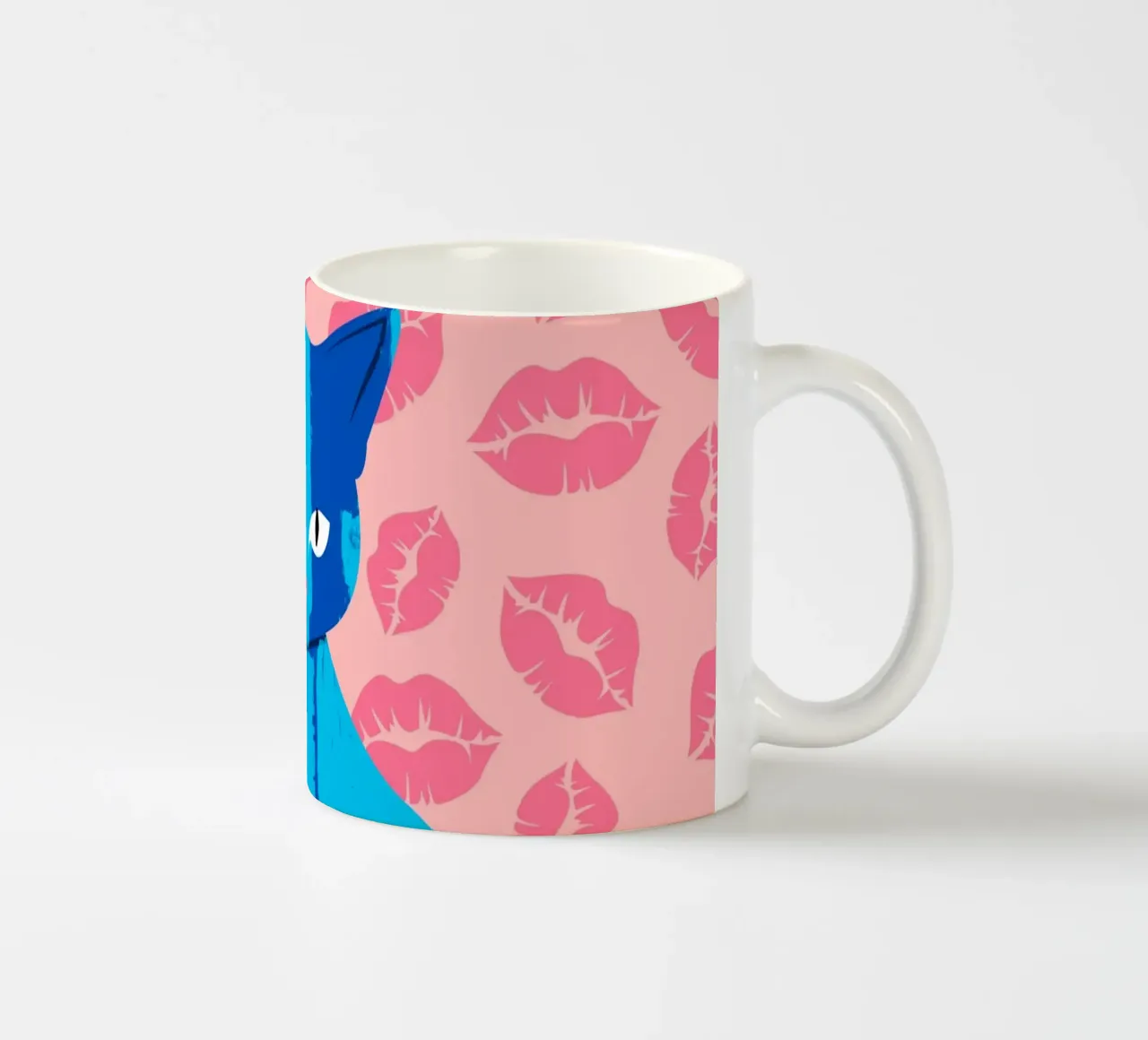 Amore Meow-ment tazza in ceramica da Kintsugi99
