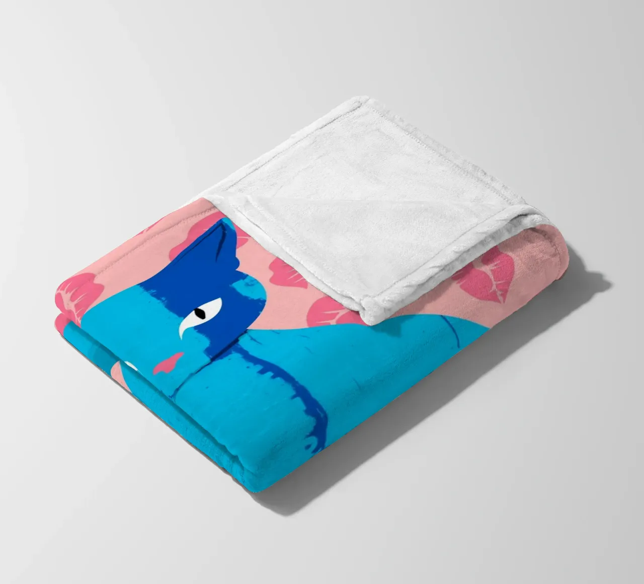 Amore Meow-ment coperta in pile da Kintsugi99