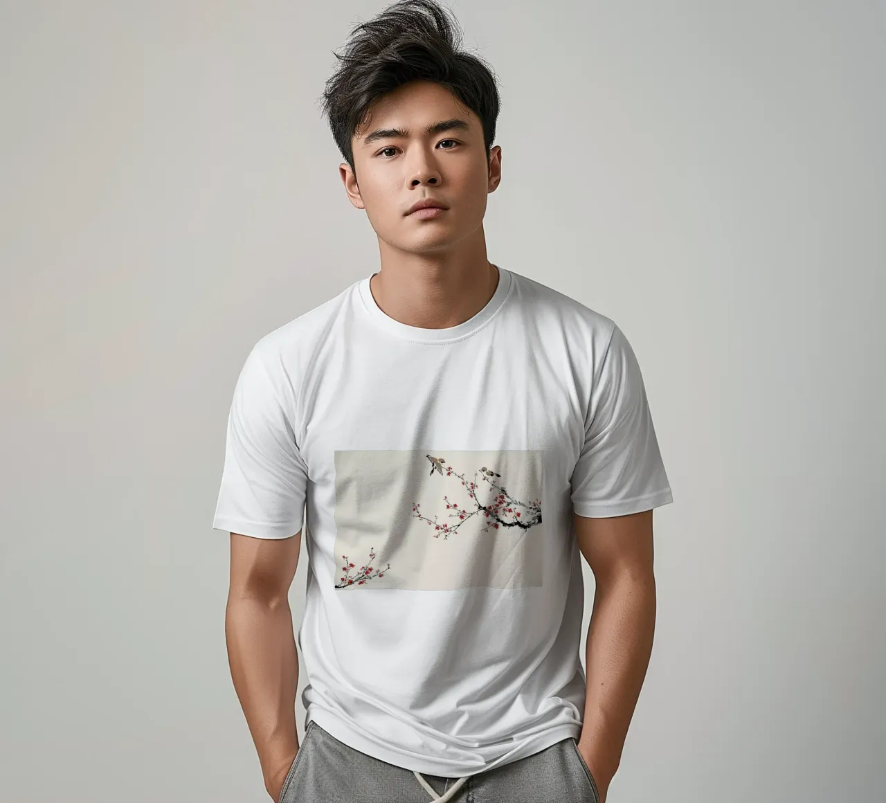 Jays & Sakura t-shirt da Flora & Fauna