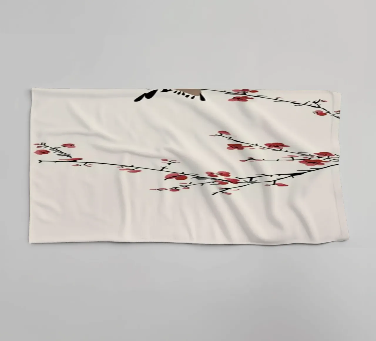 Jays & Sakura asciugamano da bagno da Flora & Fauna