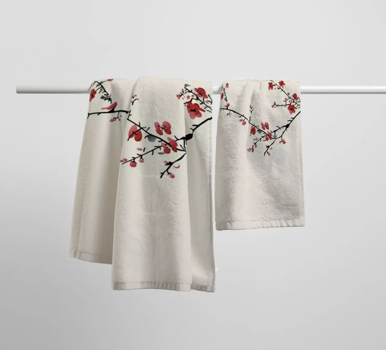 Jays & Sakura asciugamano da bagno da Flora & Fauna
