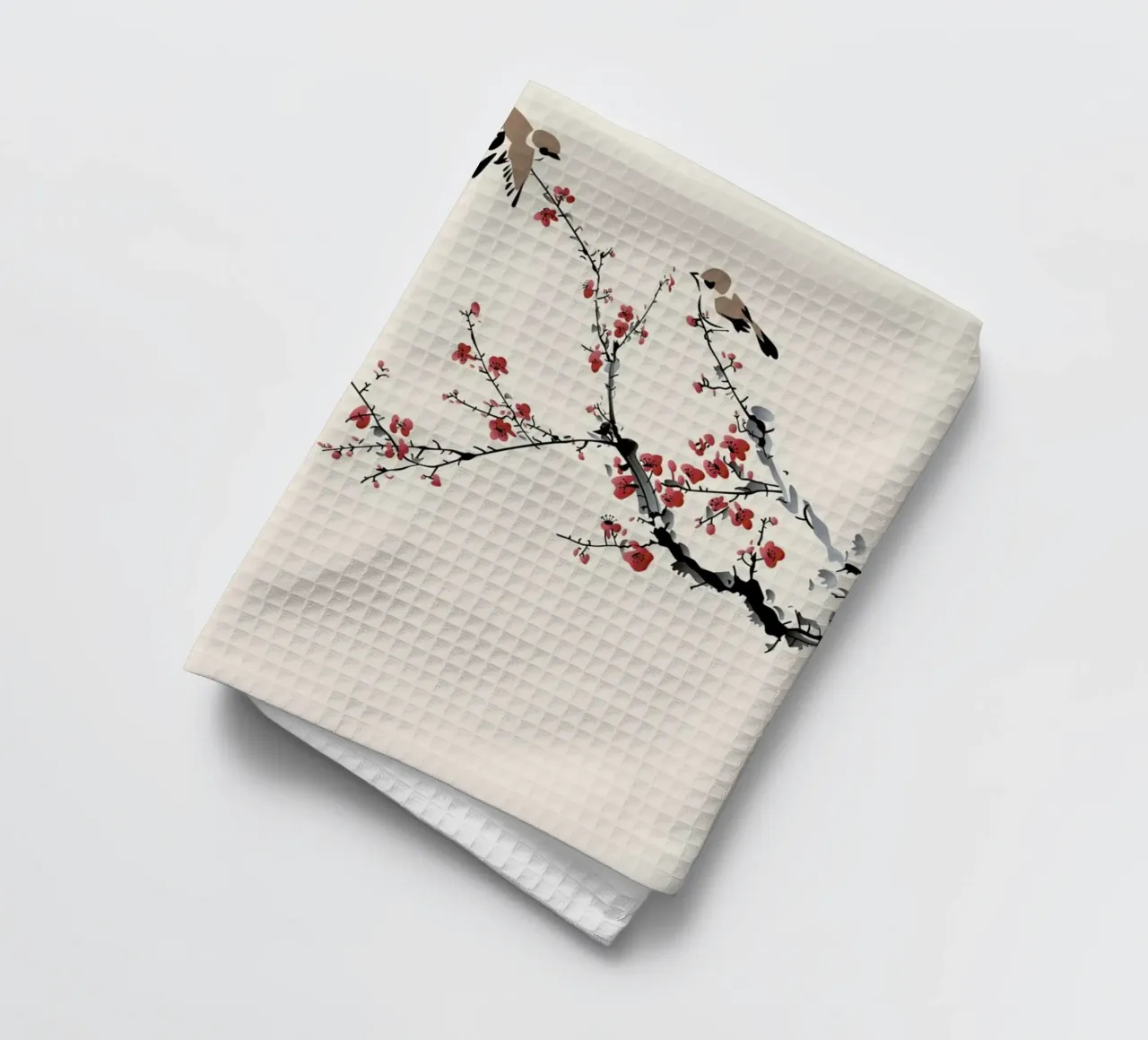 Jays & Sakura canovaccio da cucina da Flora & Fauna