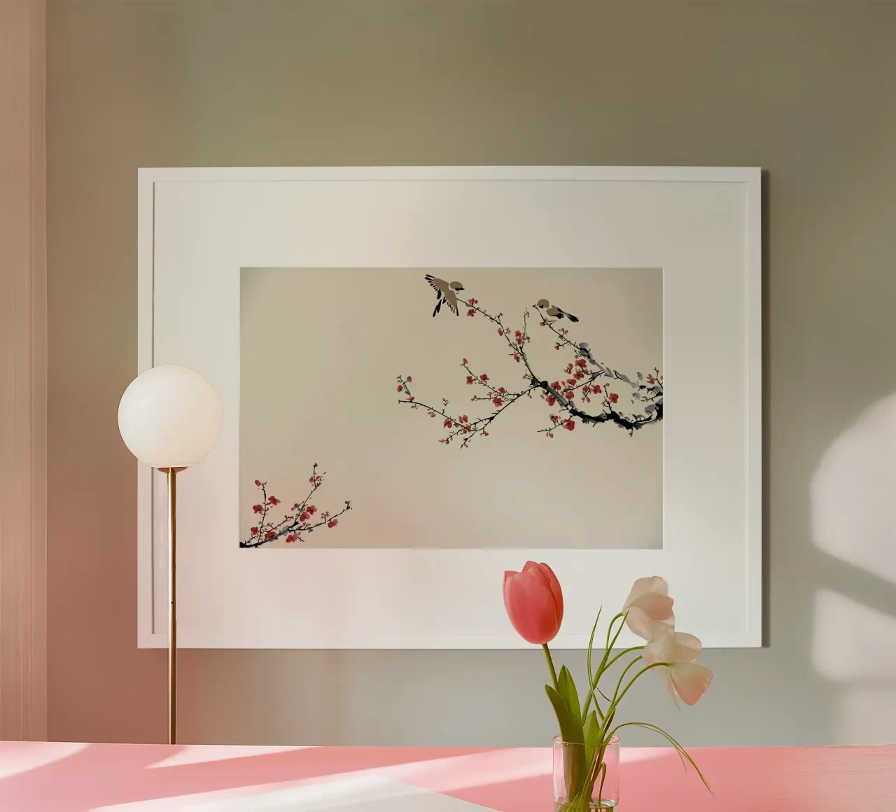 Jays & Sakura carta hahnemühle da Flora & Fauna