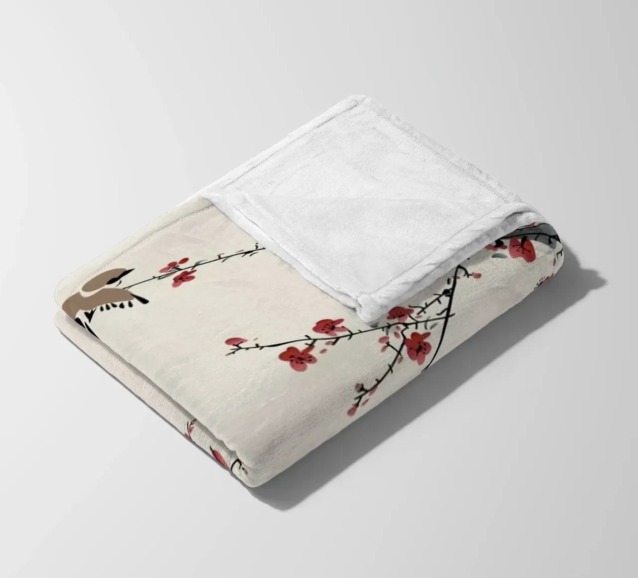 Jays & Sakura coperta in pile da Flora & Fauna