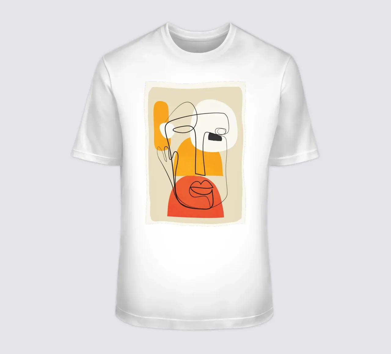 Abstract Faces t-shirt da cityart