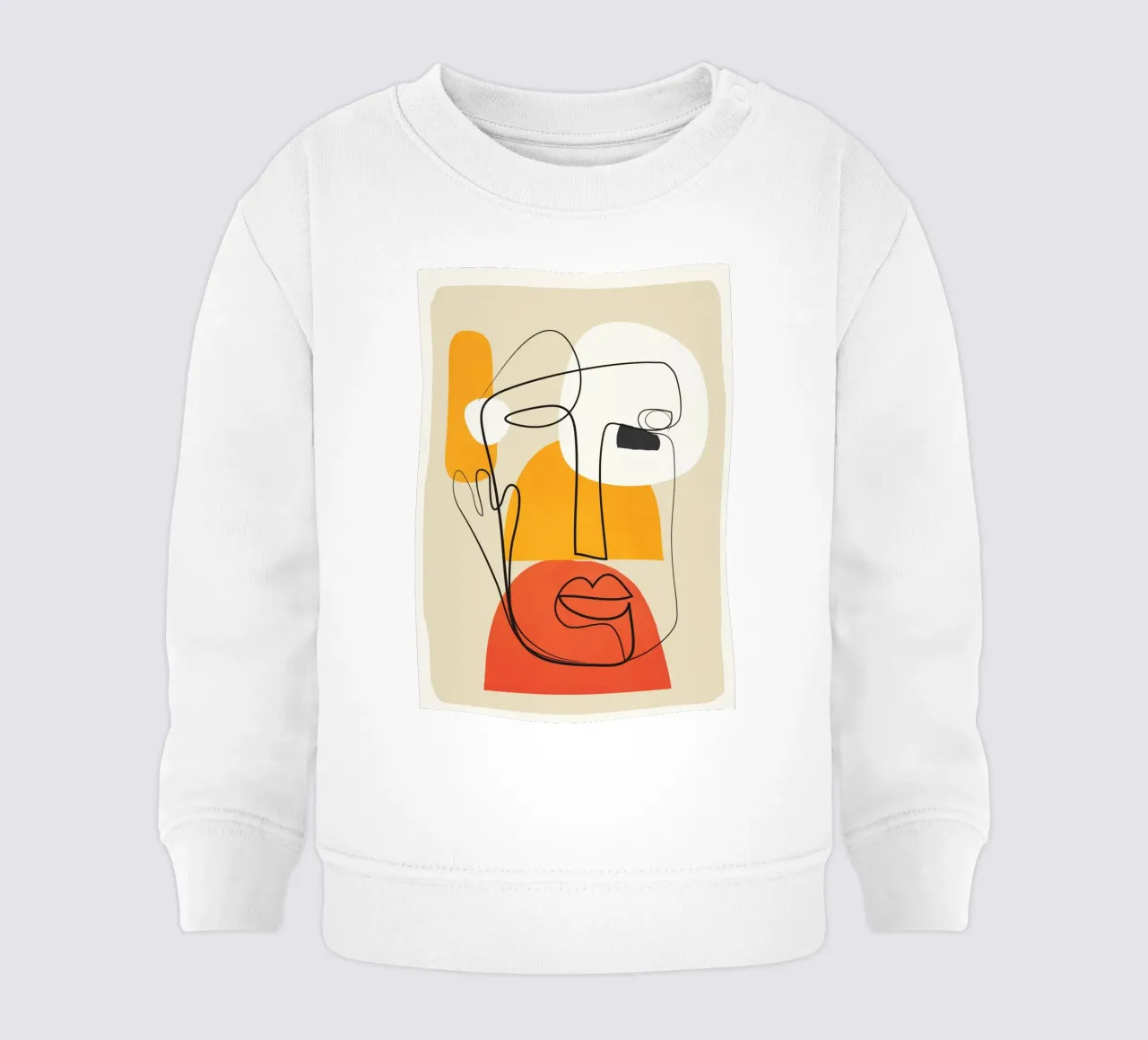 Abstract Faces sudadera de bebé de cityart