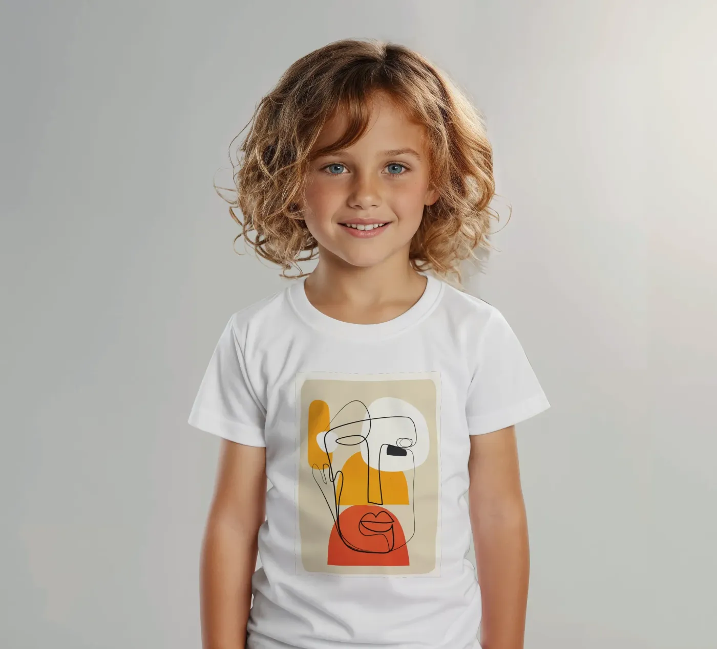 Abstract Faces t-shirt bambini da cityart