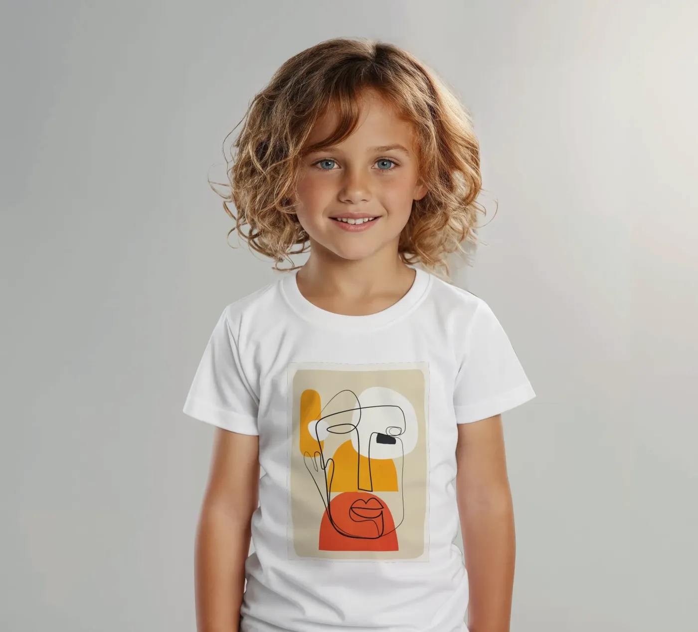 Abstract Faces t-shirt bambini da cityart