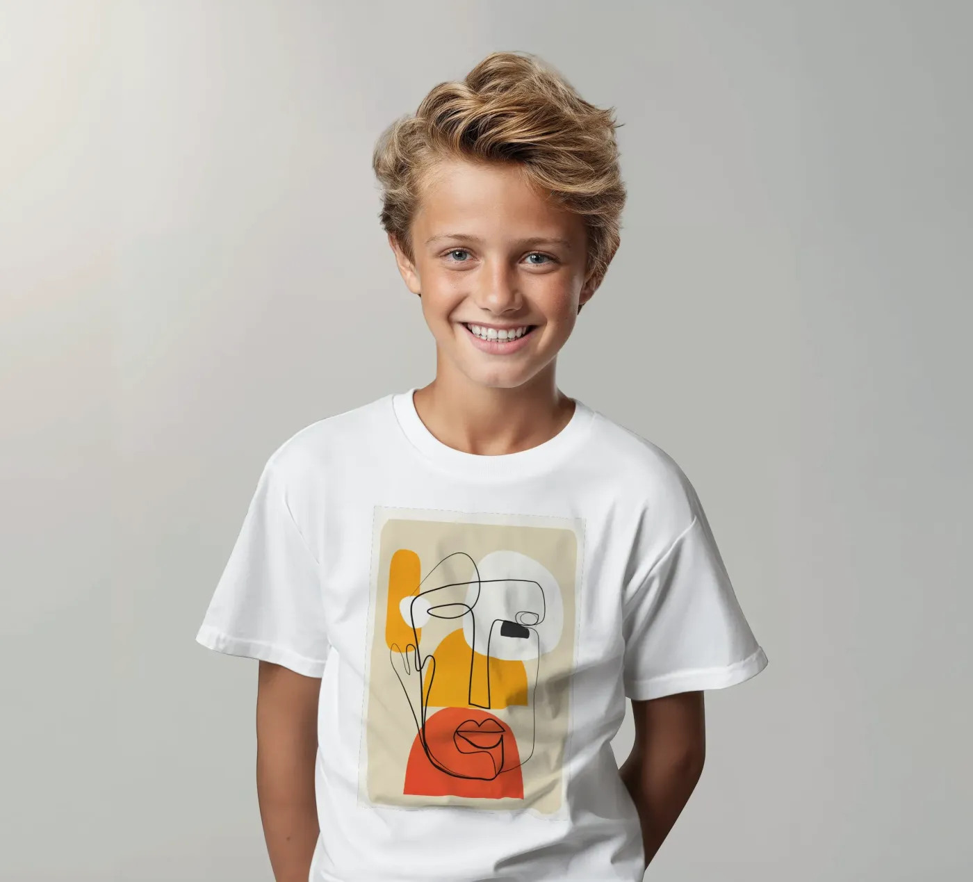 Abstract Faces t-shirt bambini da cityart