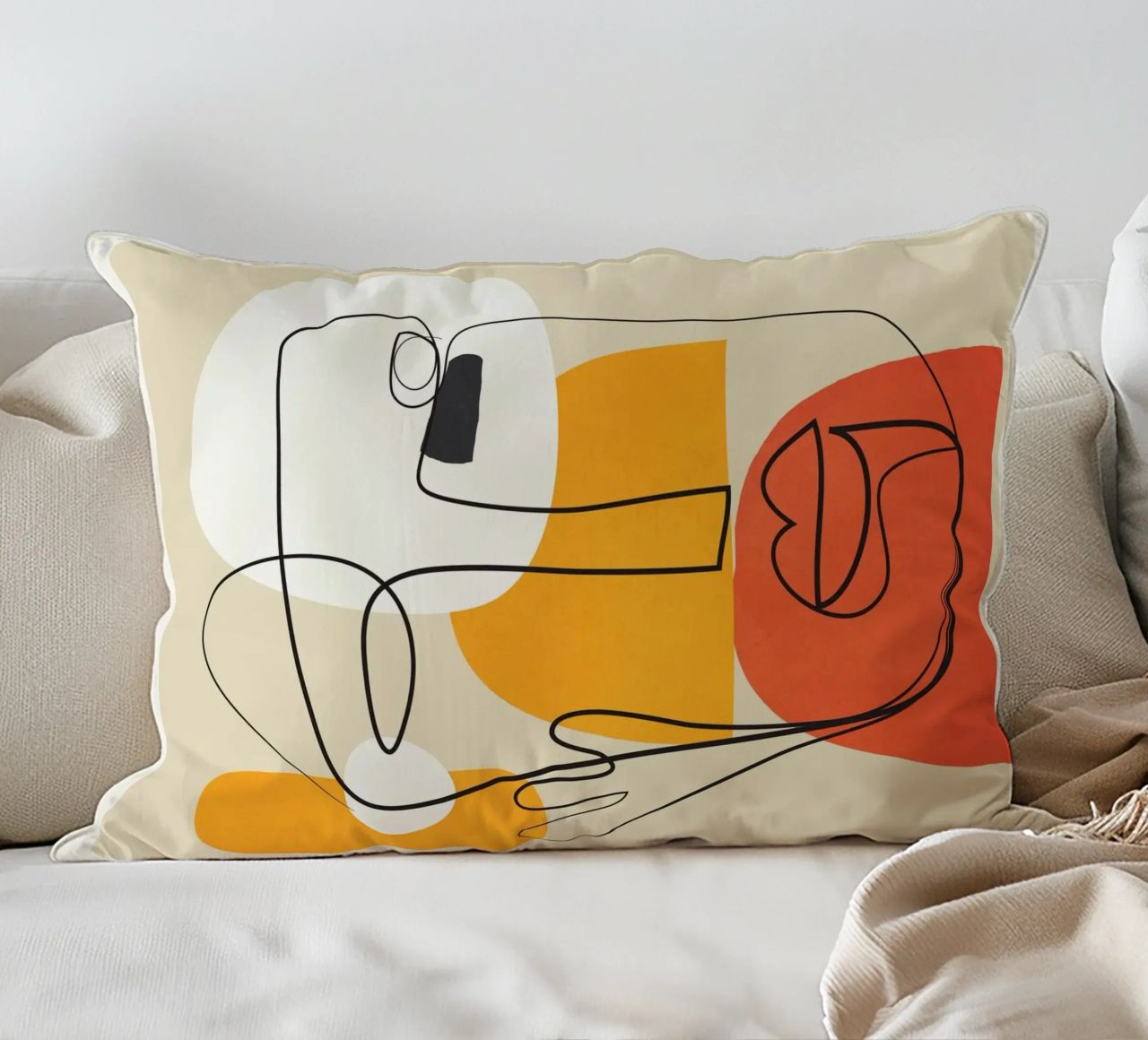 Abstract Faces cuscino da cityart