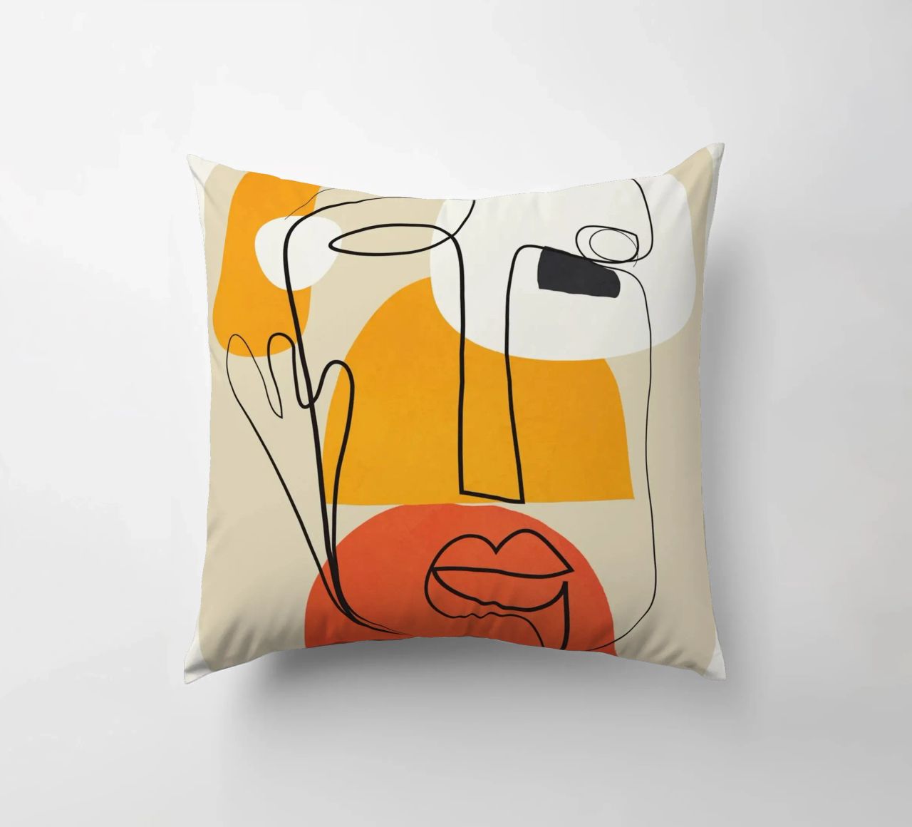 Abstract Faces cuscino da cityart