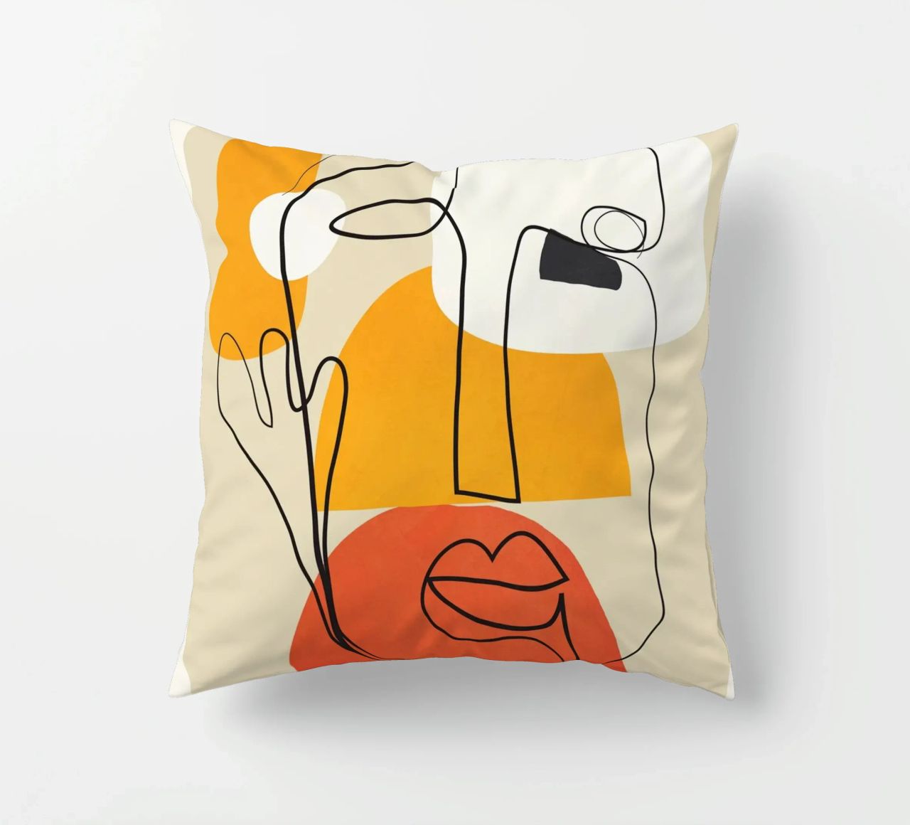 Abstract Faces cuscino da cityart