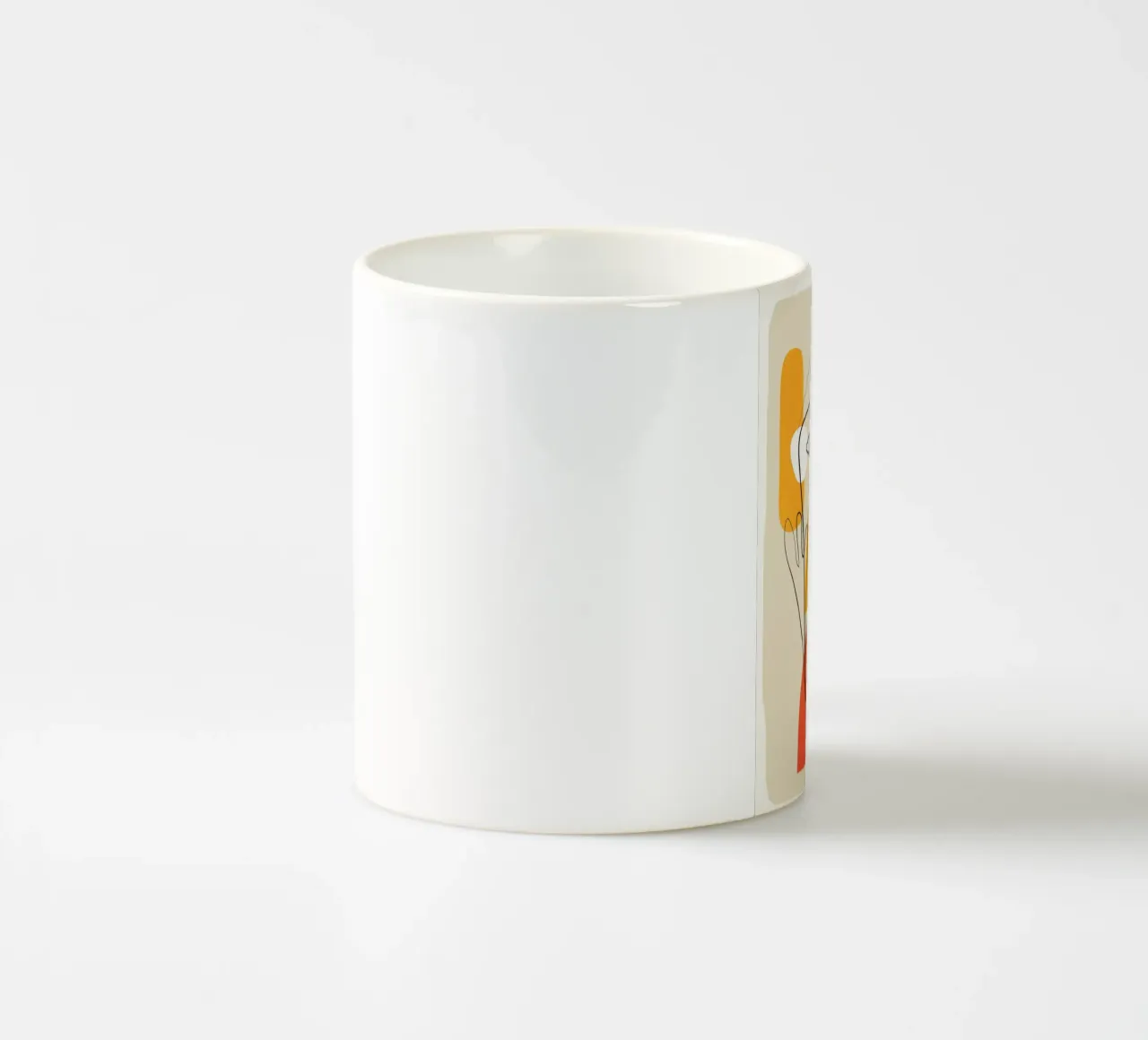 Abstract Faces Keramik Tasse von cityart