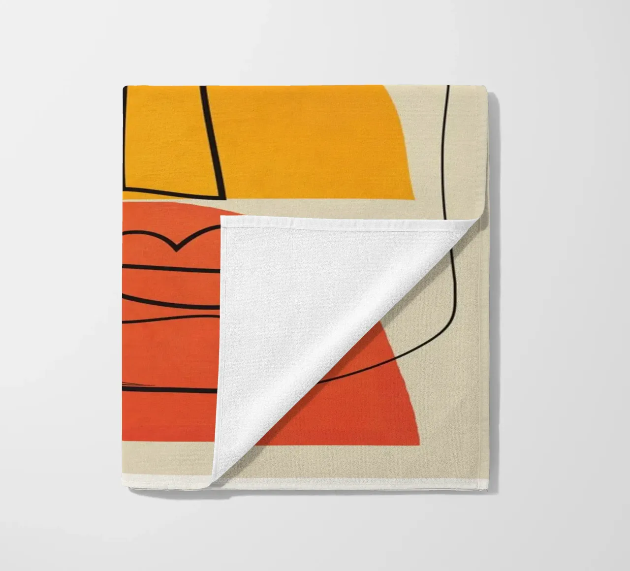 Abstract Faces telo mare da cityart