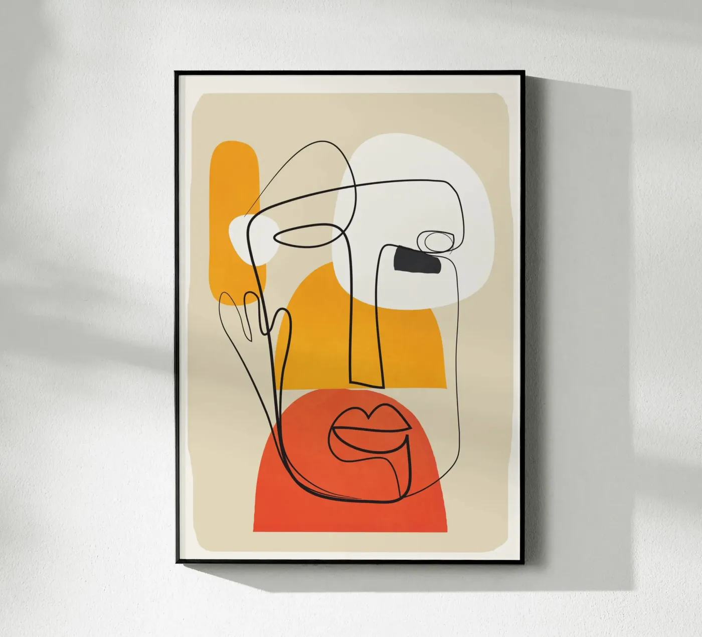 Abstract Faces plexiglas de cityart