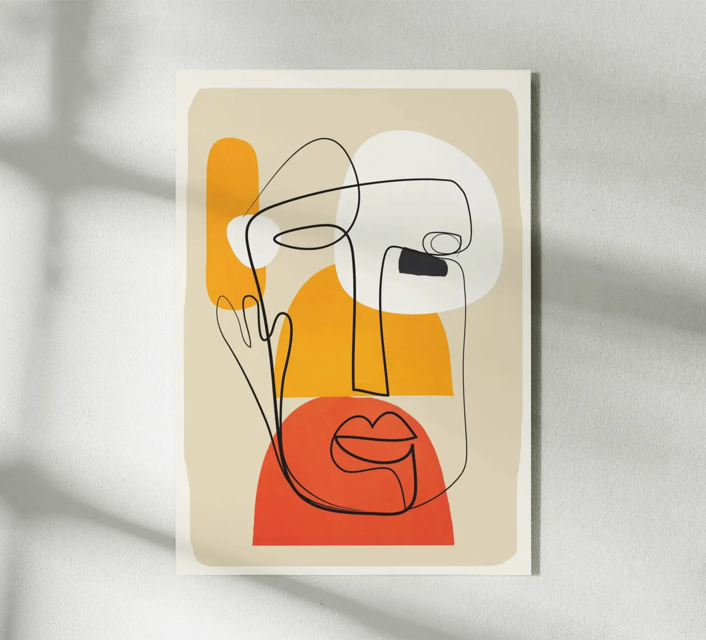 Abstract Faces plexiglas de cityart