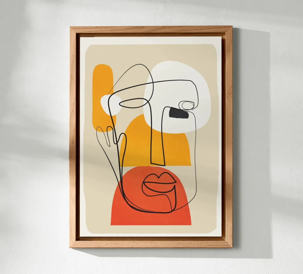 Abstract Faces alluminio dibond da cityart