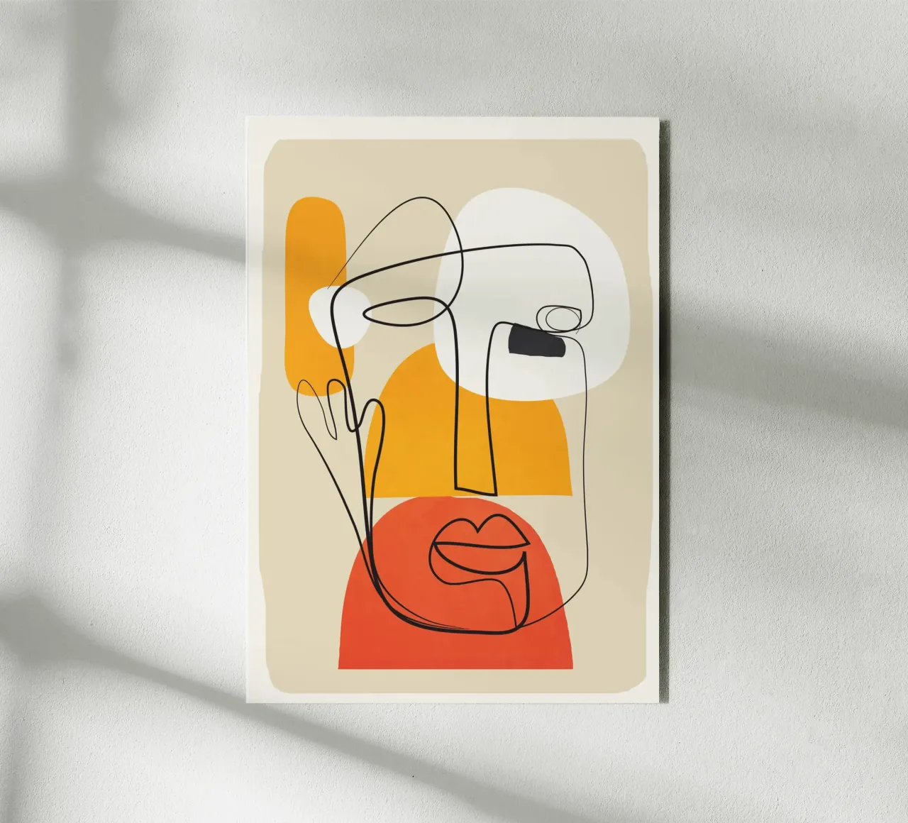 Abstract Faces pannello forex da cityart