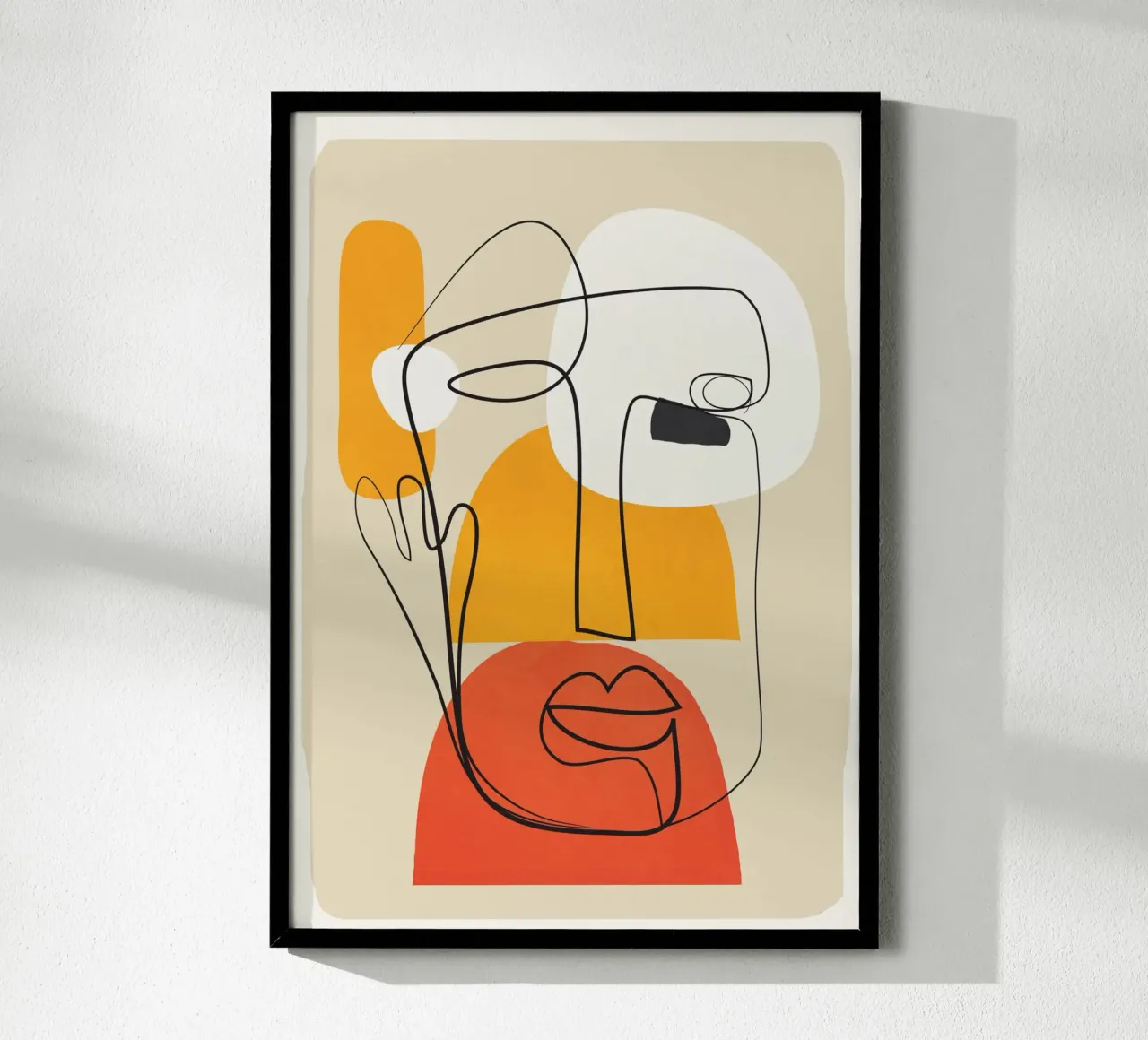 Abstract Faces carta hahnemühle da cityart