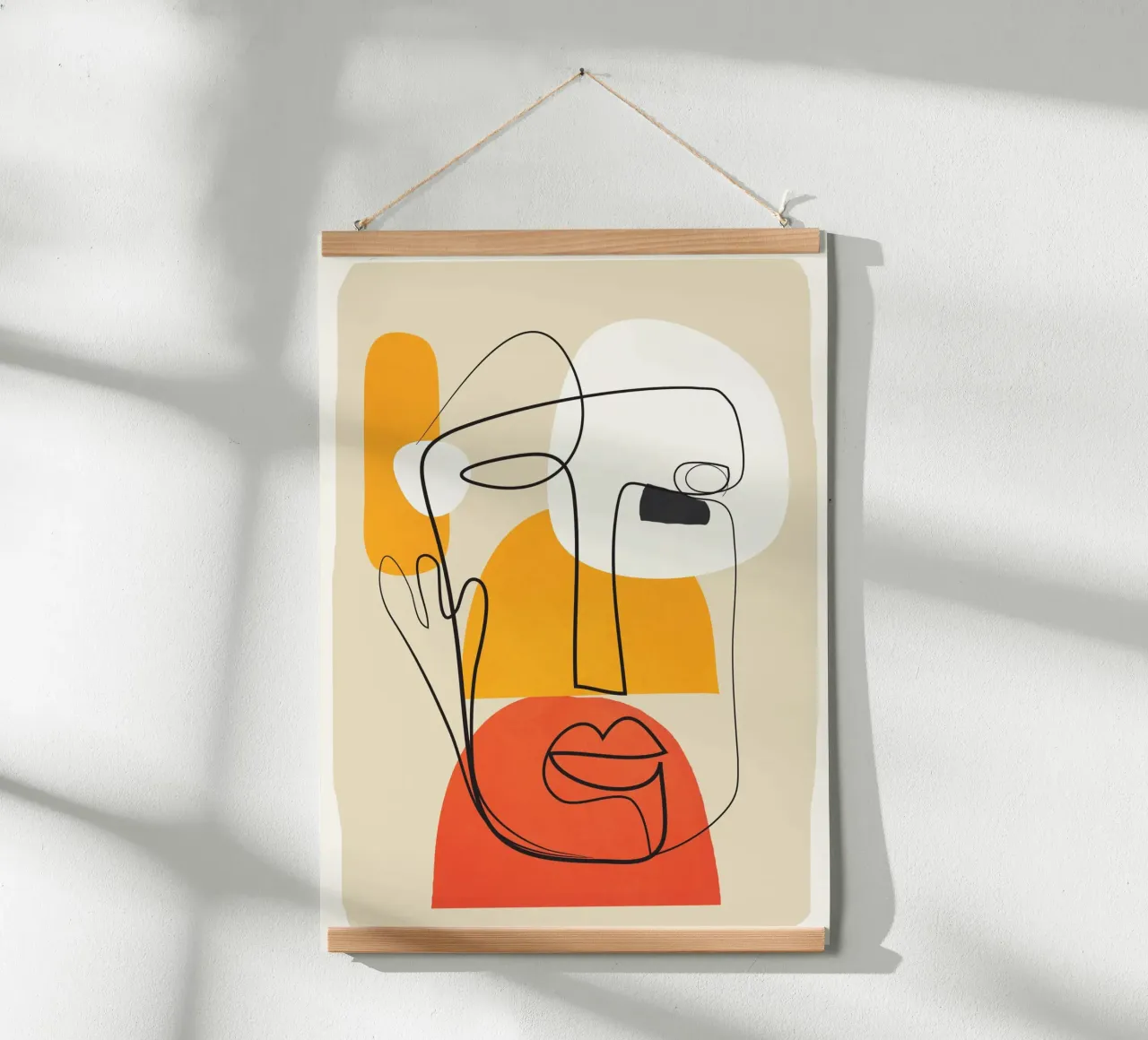 Abstract Faces carta hahnemühle da cityart