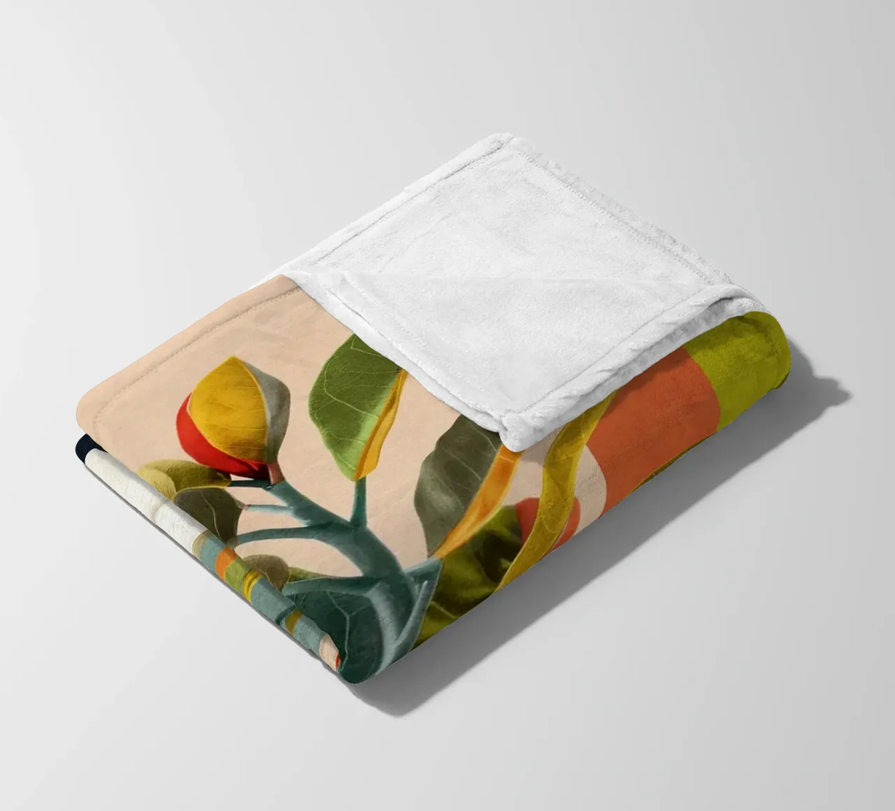 Colorful Branching Out 29 coperta in pile da cityart