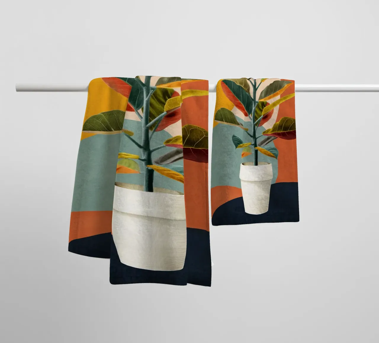 Colorful Branching Out 29 asciugamano da bagno da cityart