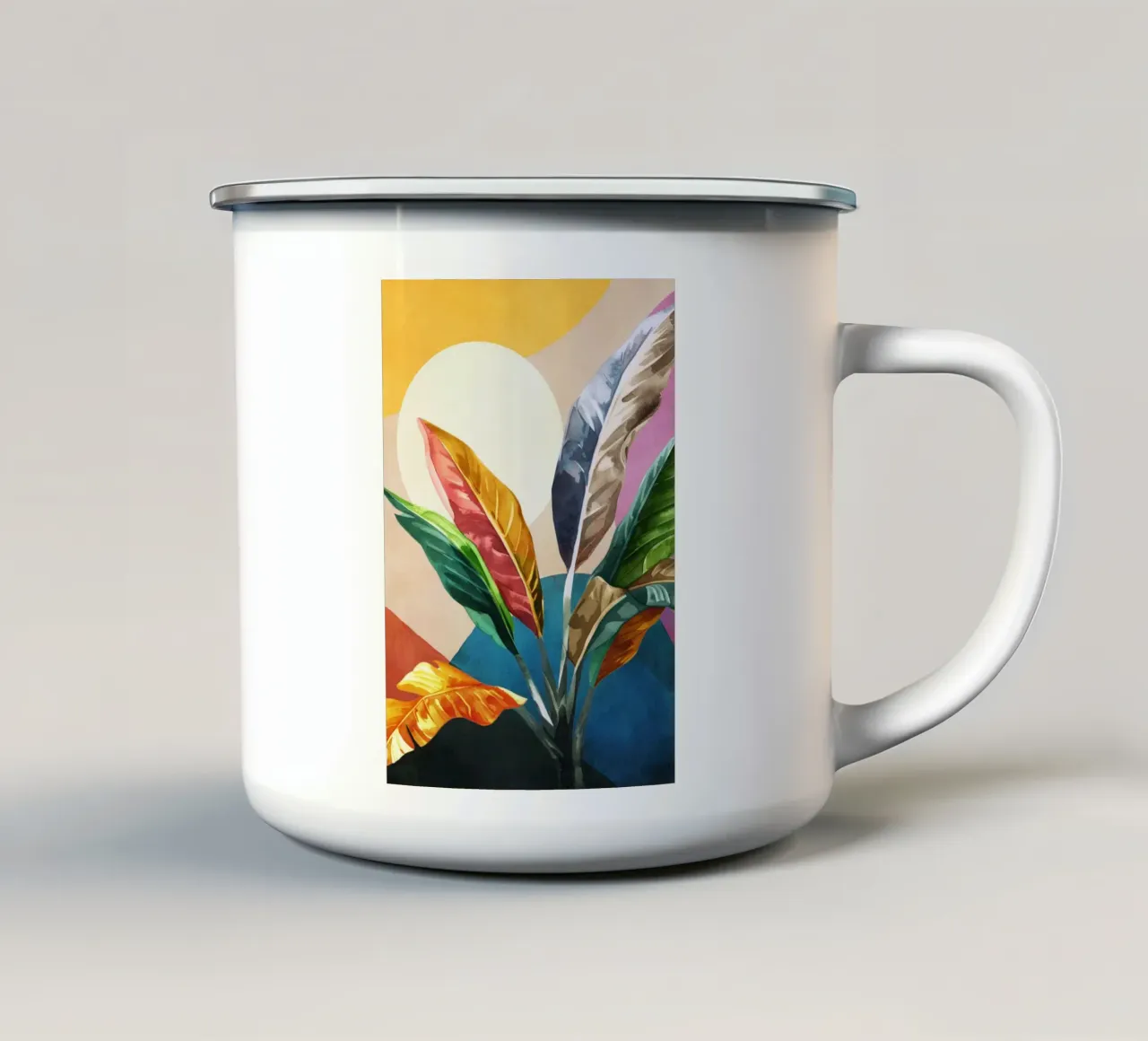 Colorful Branching Out 27 tazza in smalto da cityart
