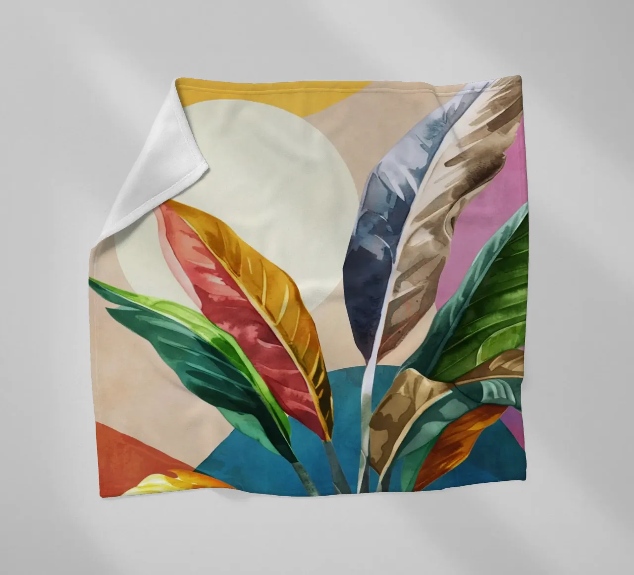 Colorful Branching Out 27 coperta in pile da cityart