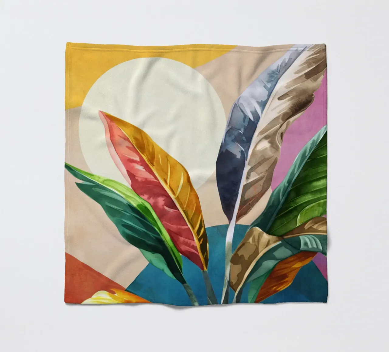 Colorful Branching Out 27 coperta in pile da cityart