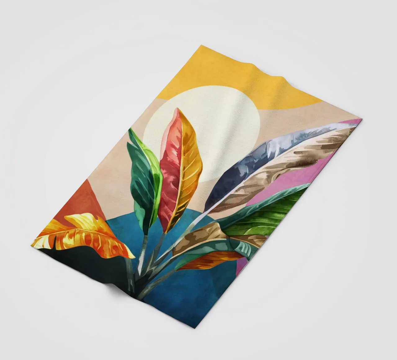 Colorful Branching Out 27 coperta in pile da cityart