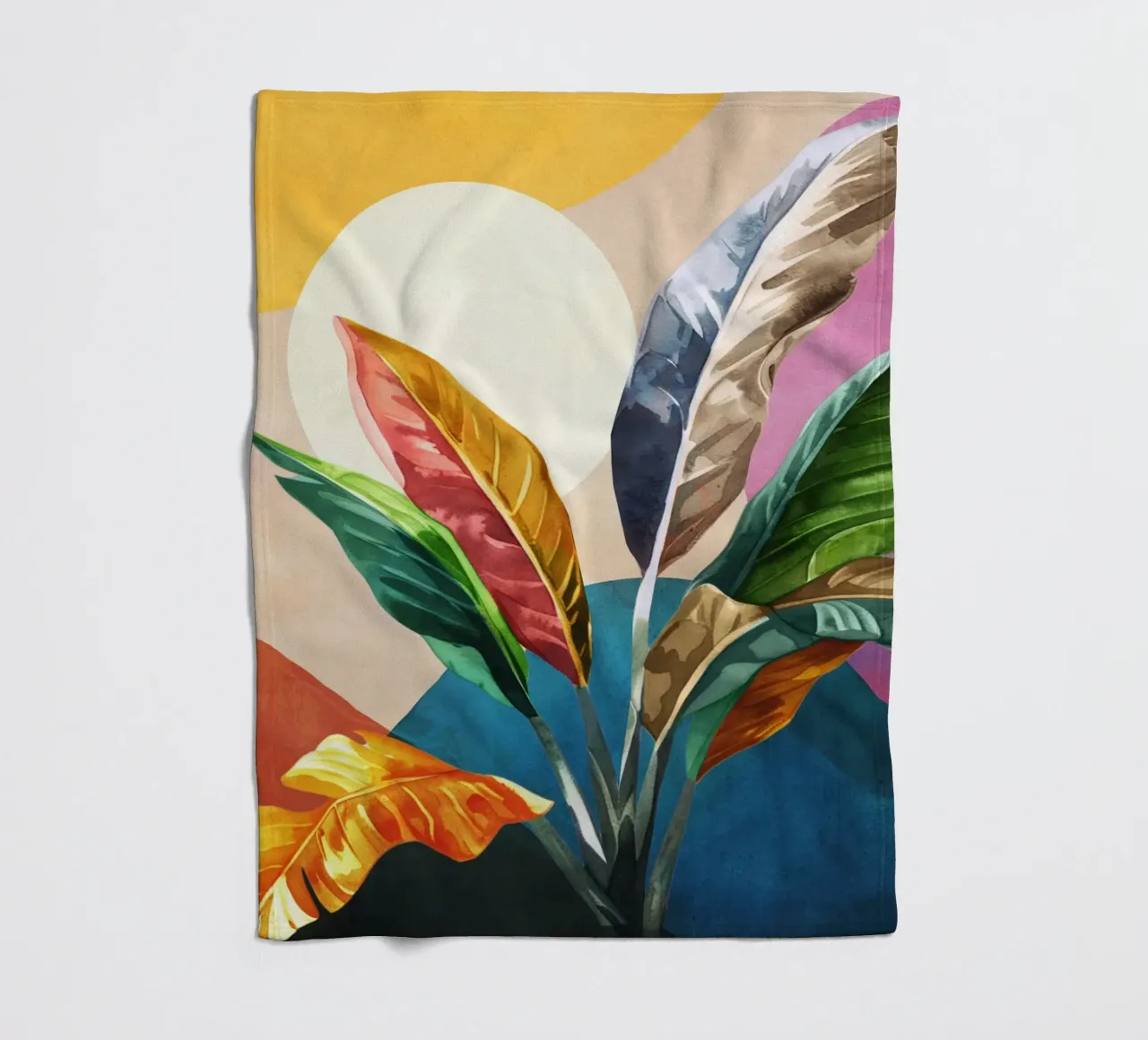 Colorful Branching Out 27 coperta in pile da cityart