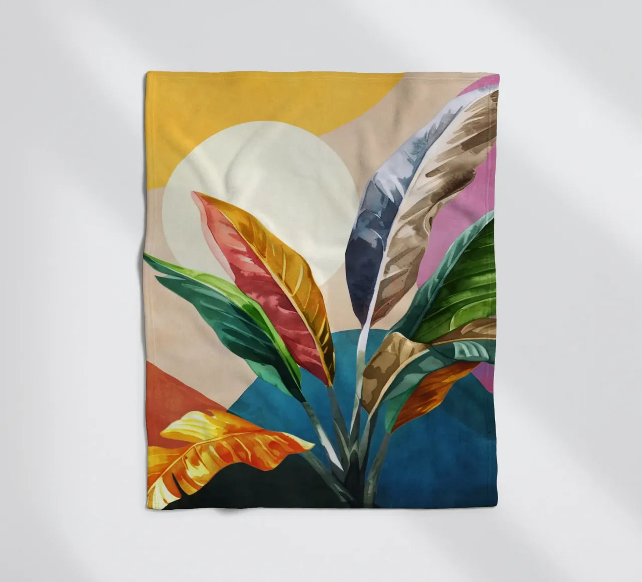 Colorful Branching Out 27 coperta in pile da cityart