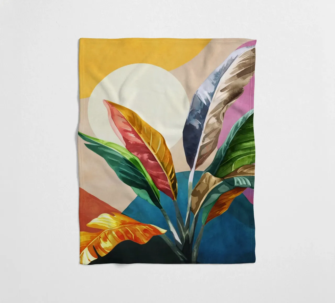 Colorful Branching Out 27 coperta in pile da cityart