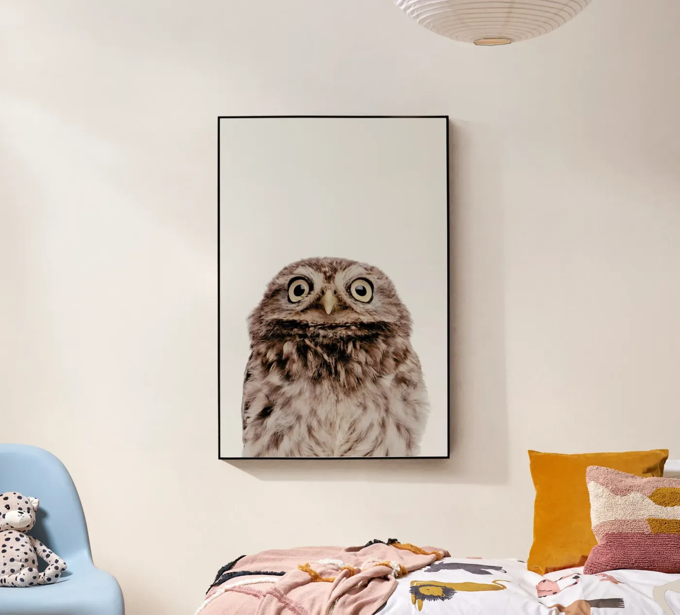 Owl acrylic glass by Paws & Claws