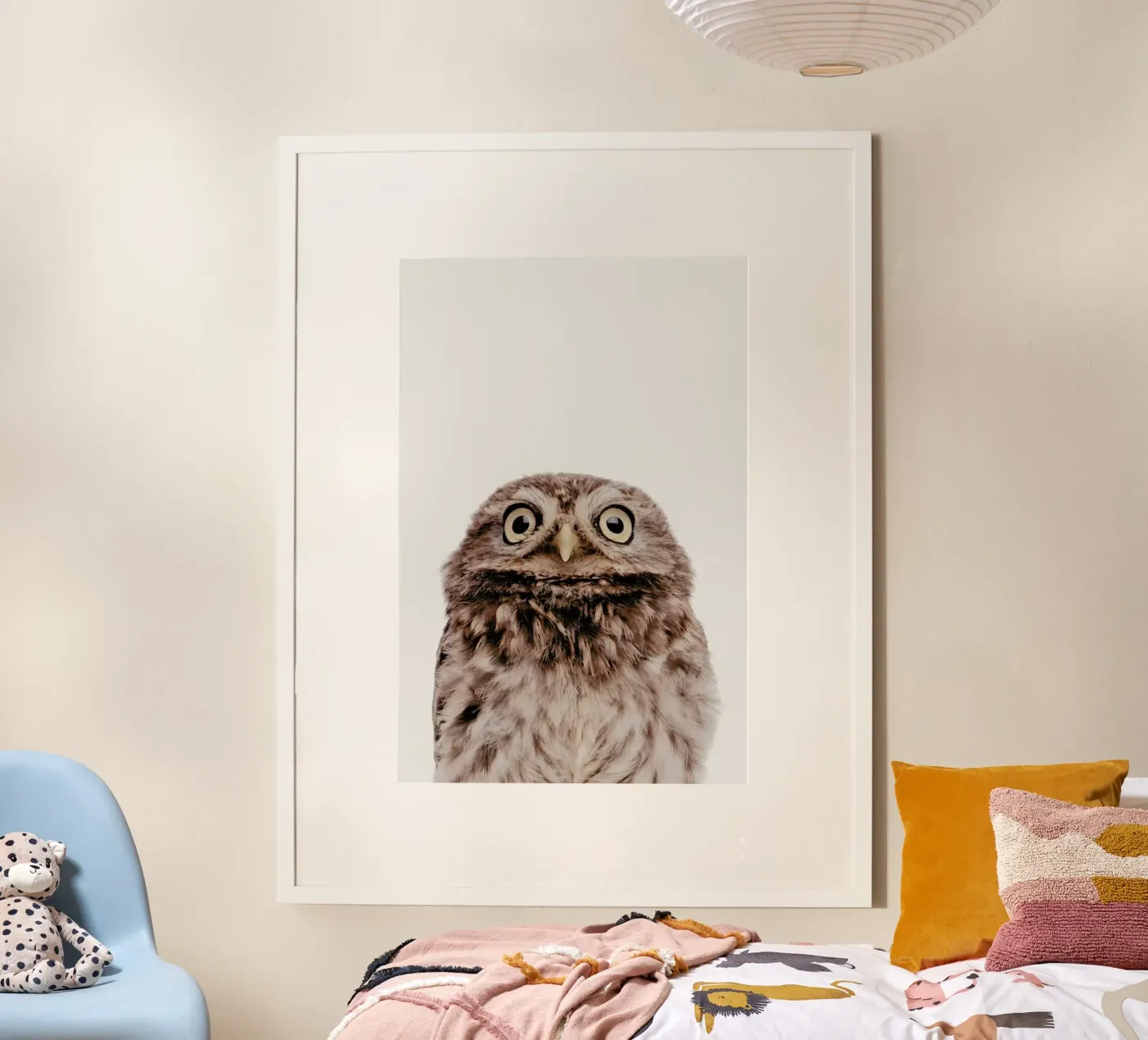 Owl poster van Paws & Claws