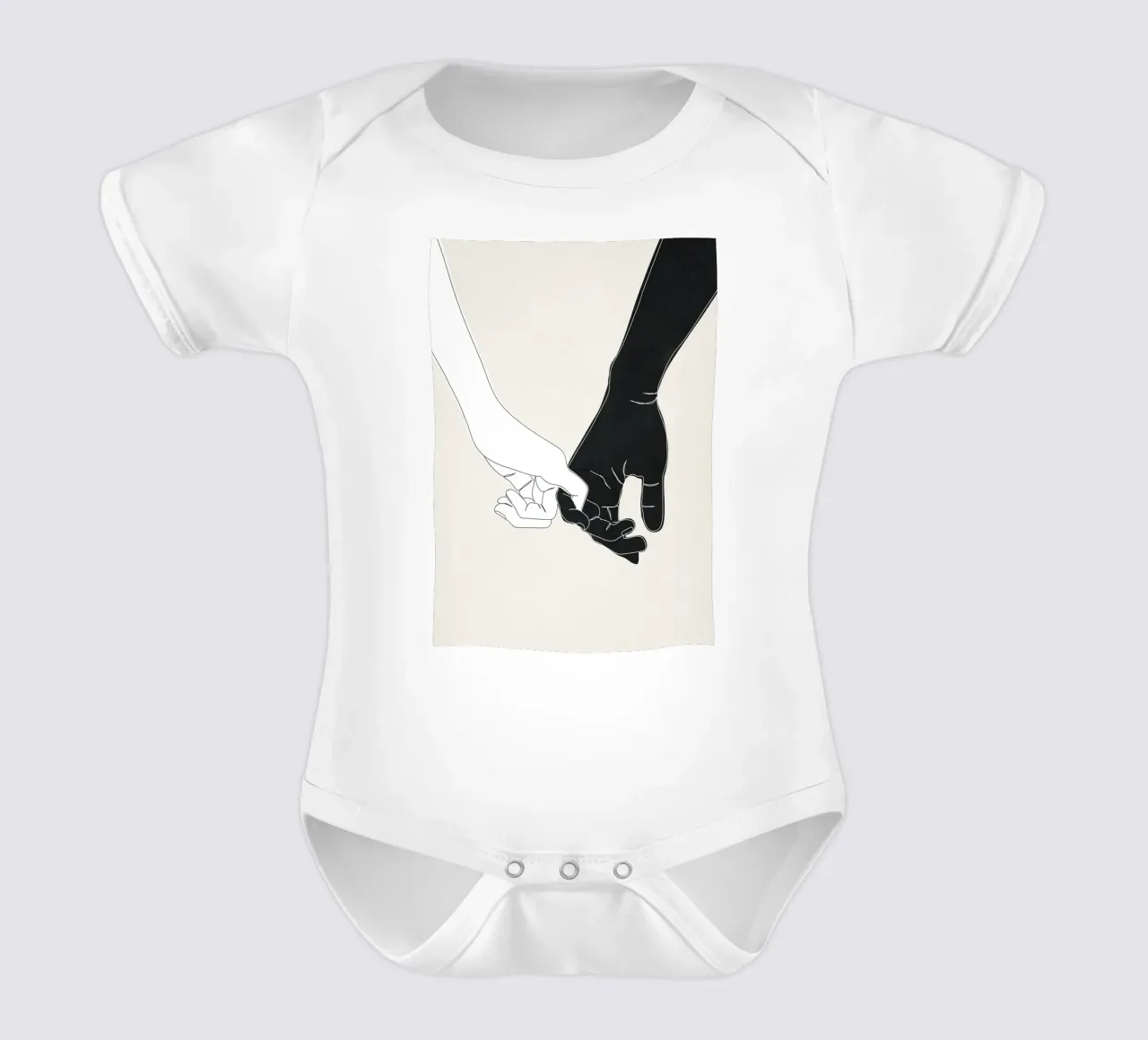 Pinky Promise II body neonato maniche corte da Nadjaa