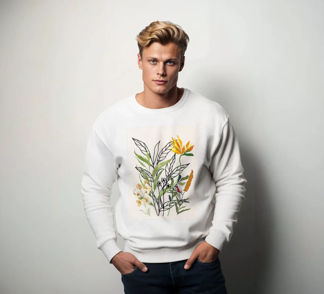 Spring Garden I sweatshirt van Nadjaa