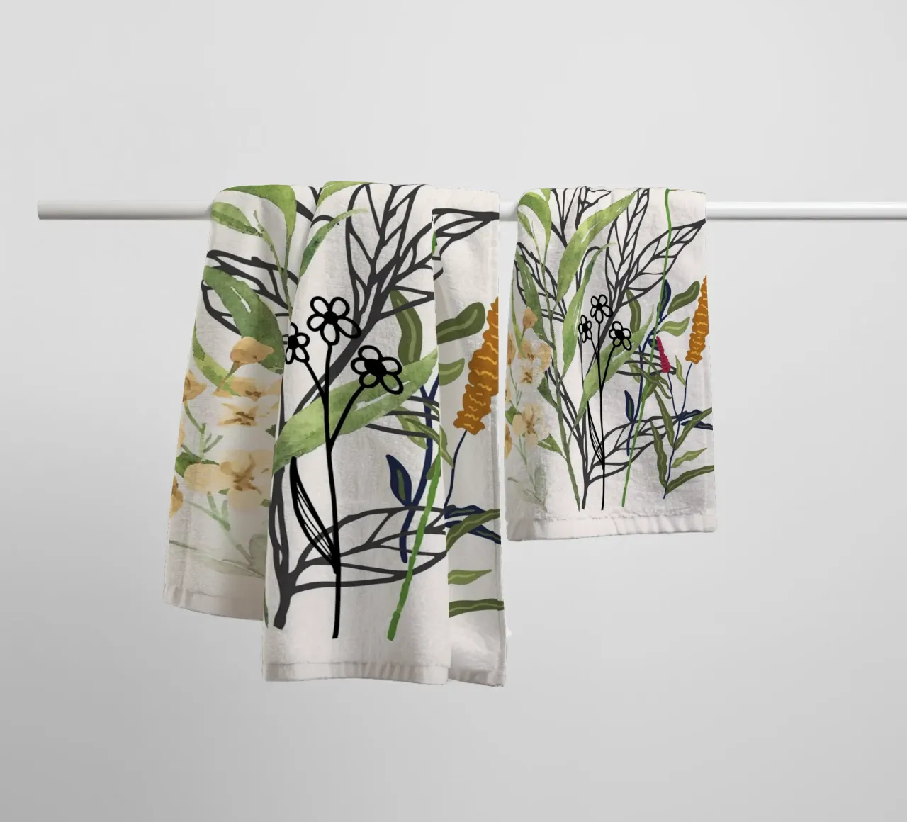 Spring Garden I asciugamano da bagno da Nadjaa