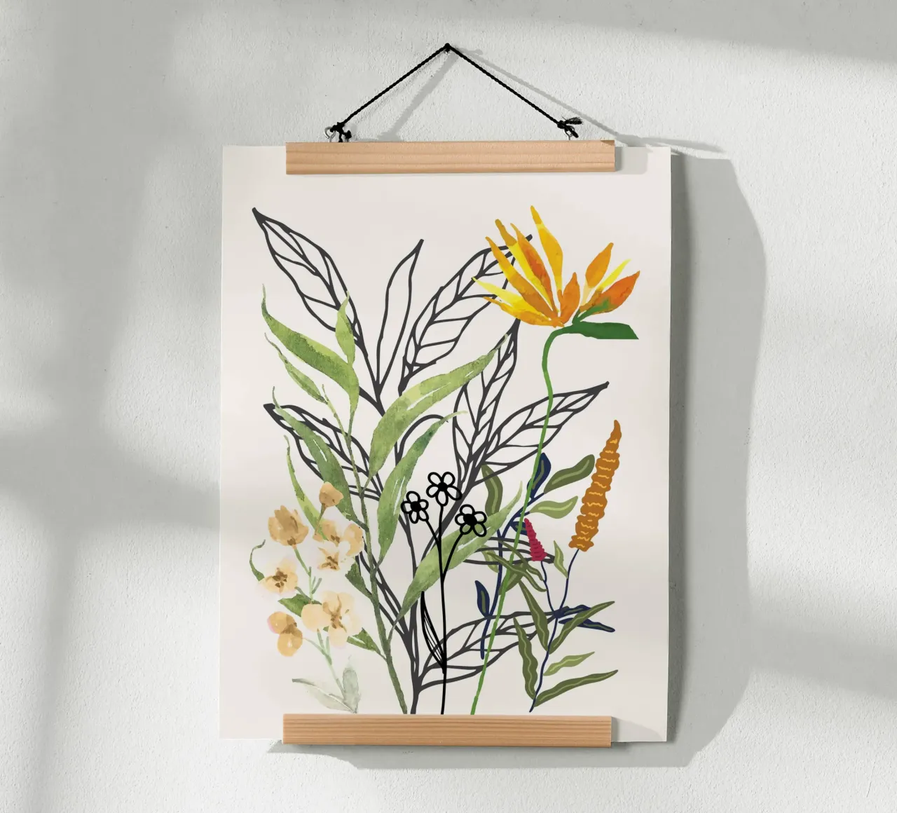 Spring Garden I carta hahnemühle da Nadjaa