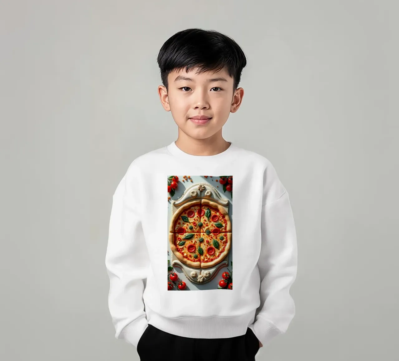 Pizza Marmor felpa bambino da CASTILO