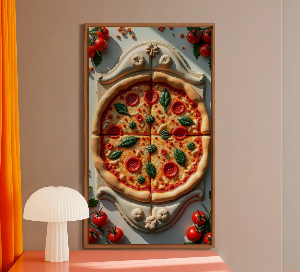 Pizza Marmor alluminio dibond da CASTILO