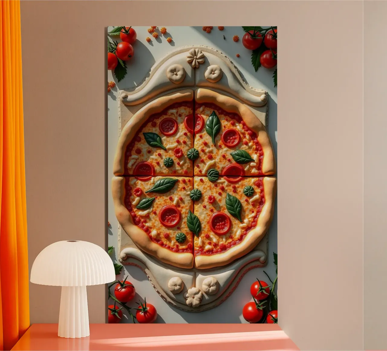 Pizza Marmor alluminio dibond da CASTILO