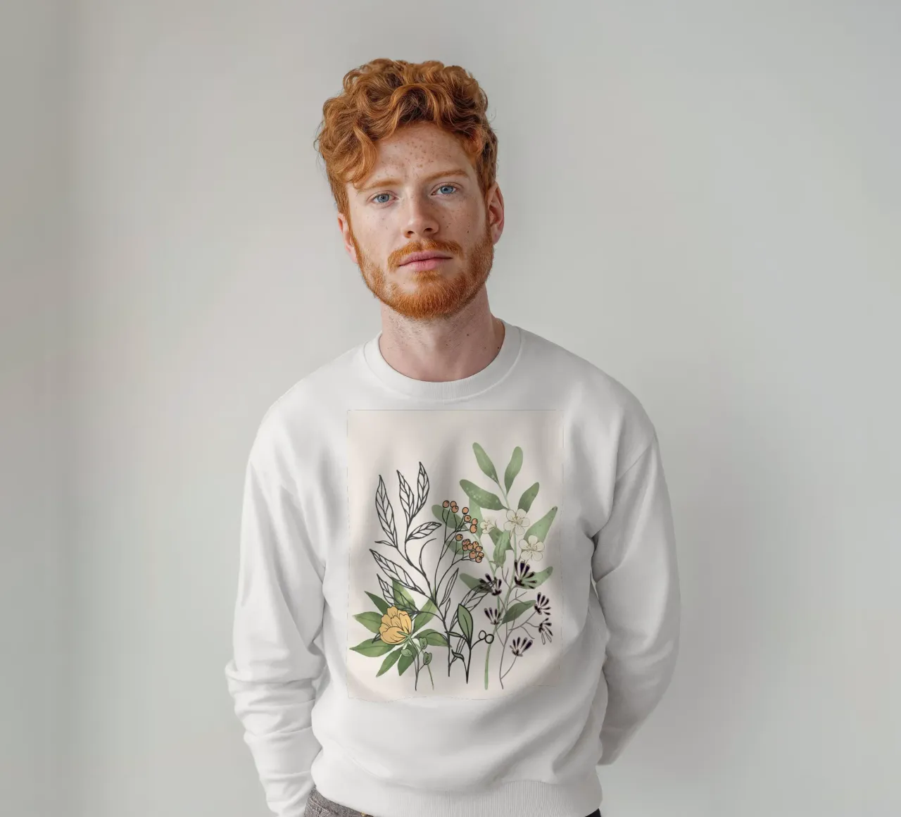 Spring Garden II sweatshirt by Nadjaa