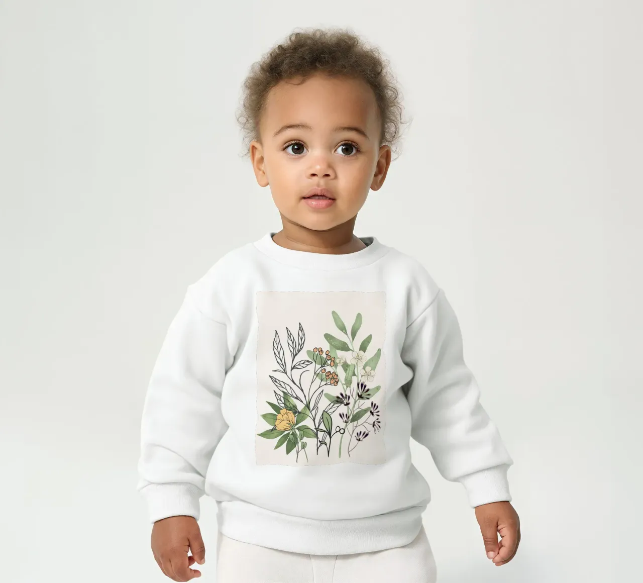 Spring Garden II baby sweatshirt by Nadjaa