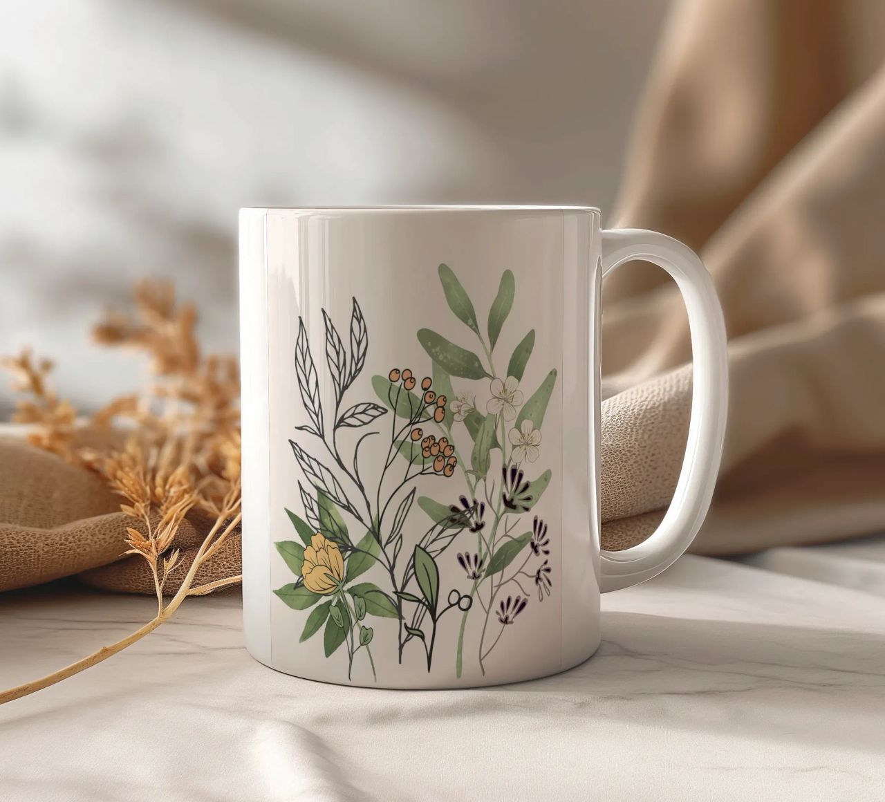 Spring Garden II tazza in ceramica da Nadjaa