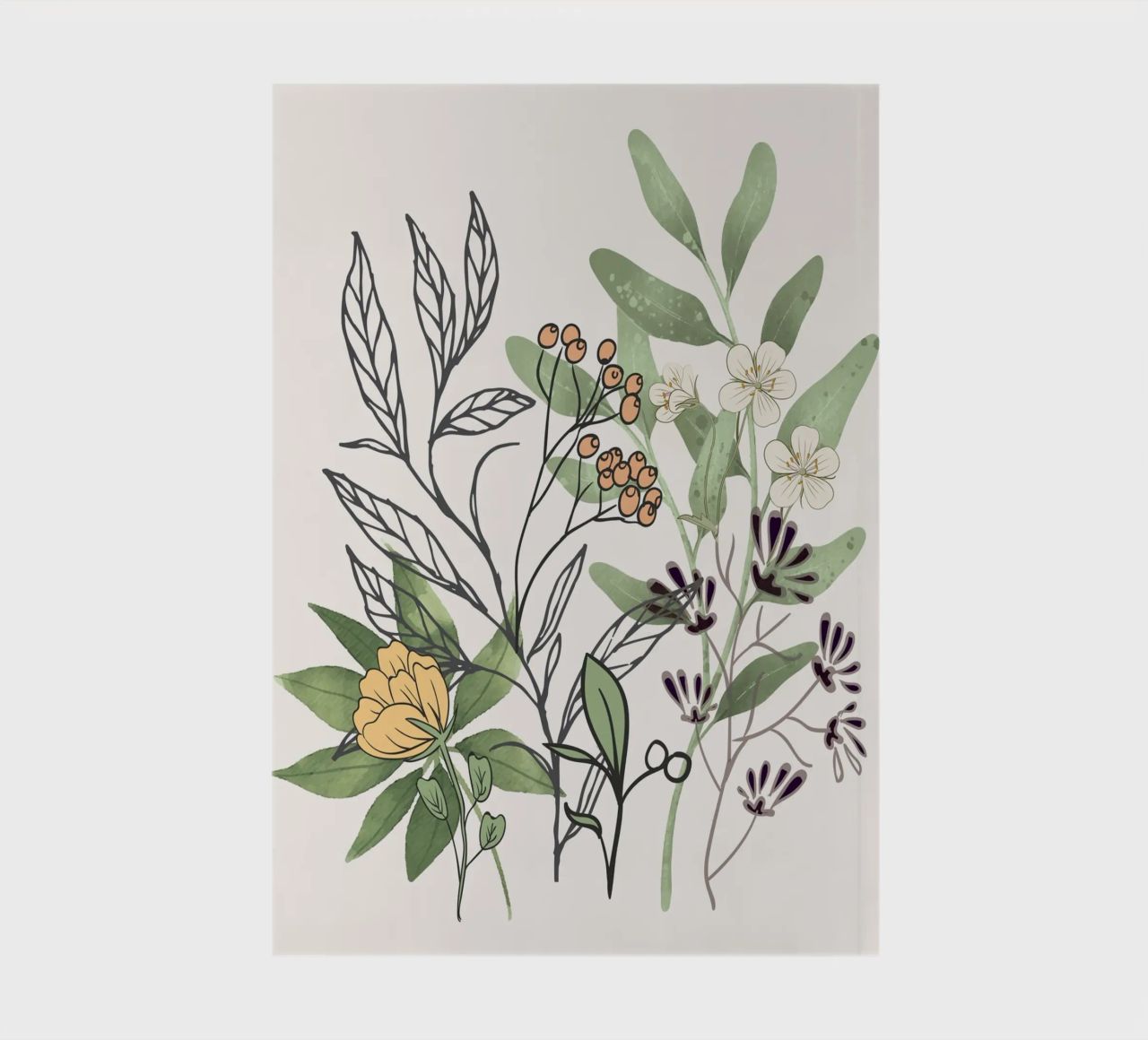 Spring Garden II notebook by Nadjaa